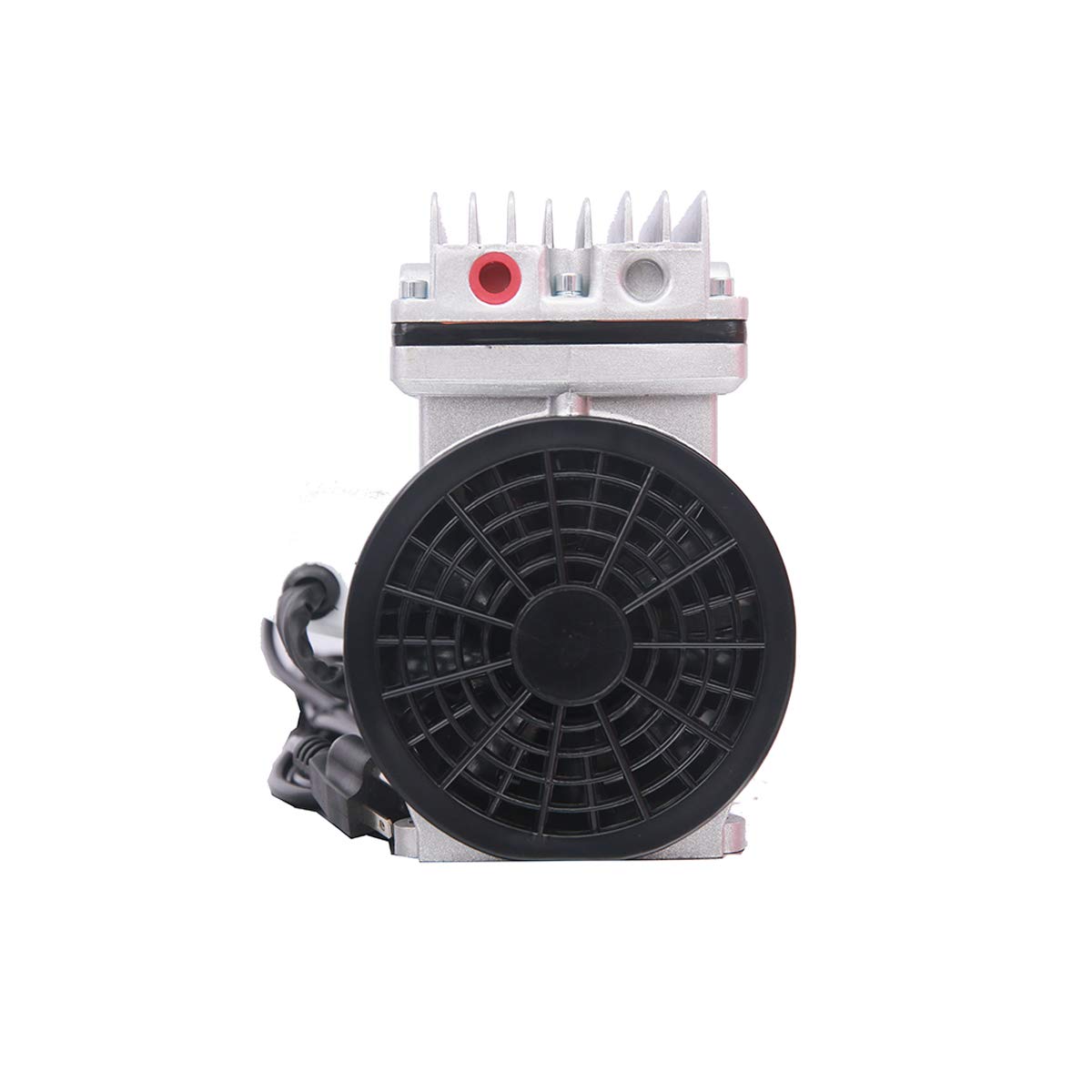6CFM 110V Oil-Free Vacuum Pump - 780W High Power Quiet Piston Compressor with US Plug for HVAC, Refrigeration & Automotive AC Repair