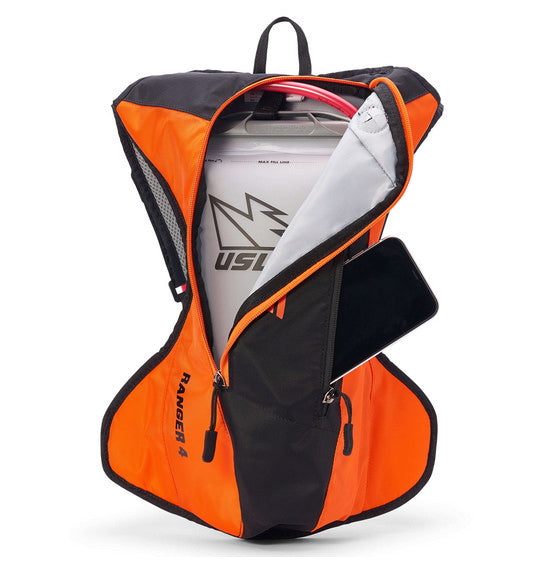 Ranger 4L Hydration Backpack for Dirt Biking & Outdoor Sports - Lightweight Water Bladder Pack for Mountain Biking, Hiking & Motorcycle Riding