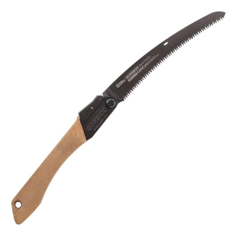 Silky GomBoy Curve Folding Saw - Professional Japanese Pruning Saw for Camping, Hiking & Outdoor Survival (Outback Edition) | Perfect for Tree Trimming, Bushcraft & Woodworking