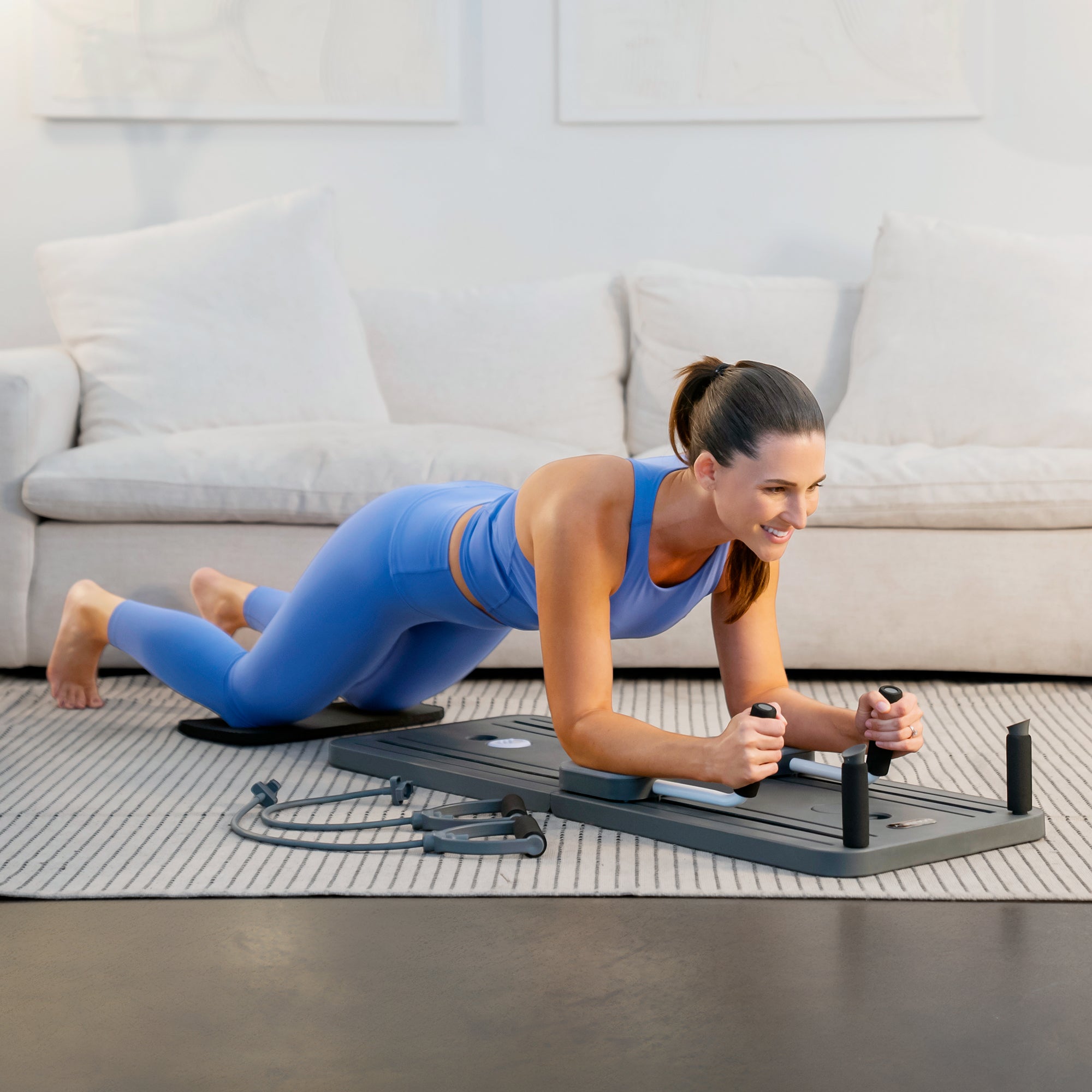 Marcy Multi-Function Fitness Platform FP-0326 GRA - Home Gym Equipment for Full Body Workout, Strength Training & Cardio | Perfect for Small Spaces & Home Workouts