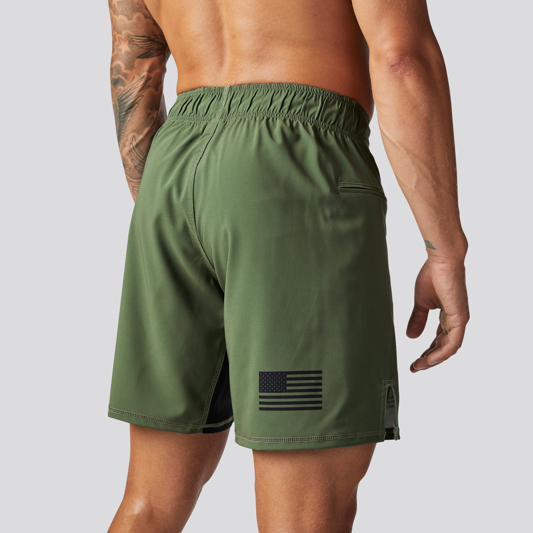 American Defender Short Velcro 3.0 Tactical Belt - OD Green Color | Military & Outdoor Gear for Hiking, Camping & Everyday Carry
