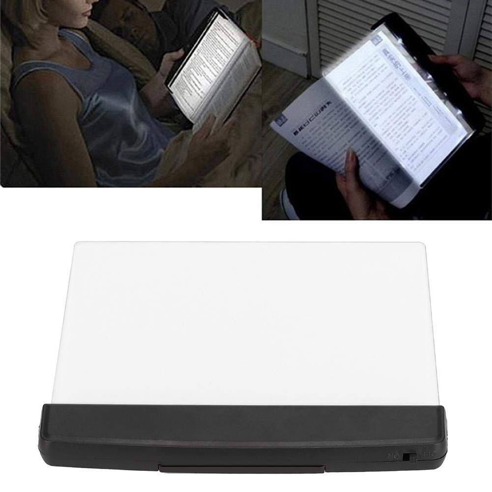 ASHATA LED Book Light for Reading - Ultra Bright Clip-On Light with Adjustable Brightness, Perfect for Night Reading, Studying, and Bedtime Use - Eye-Friendly Lightwedge Lamp for Books & E-Readers