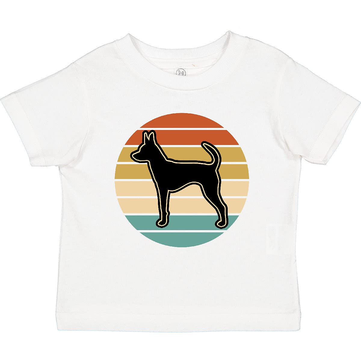 Inktastic Russian Toy Terrier Dog Toddler T-Shirt - Cute Puppy Graphic Tee for Kids - Perfect for Playdates, Birthday Gifts & Family Photos