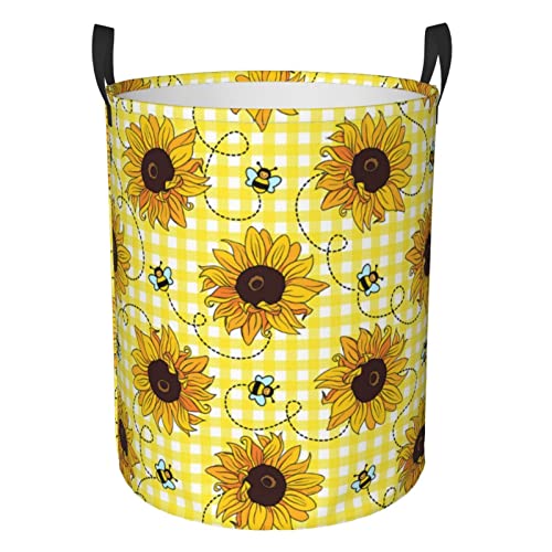 Bees Sunflower Pattern
