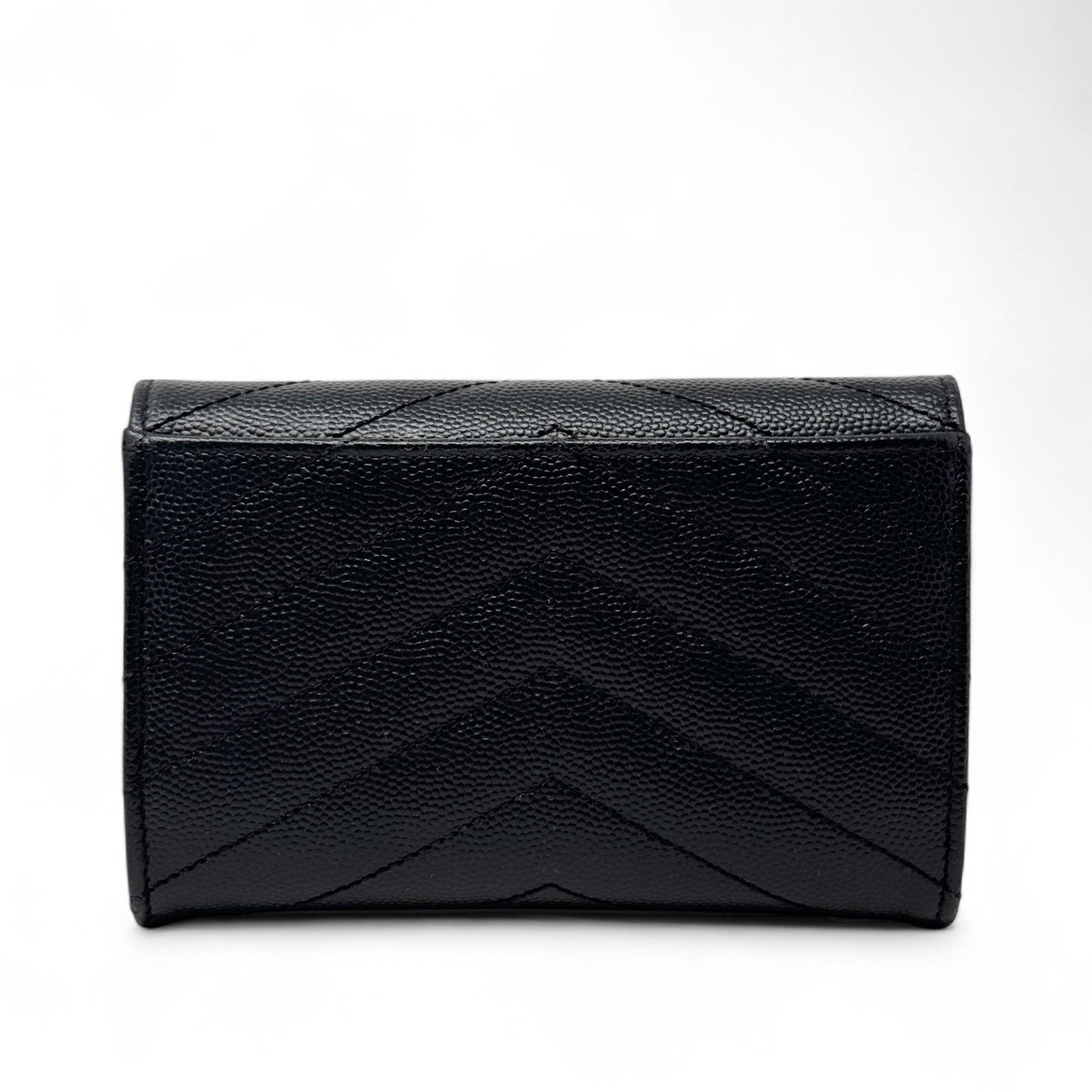 Saint Laurent Black Small Cassandre Envelope Wallet - Luxury Designer Wristlet for Women | Perfect for Evening Events, Date Nights & Special Occasions