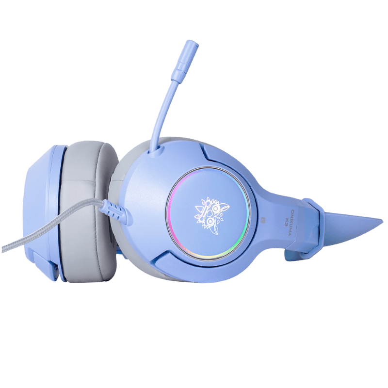 ONIKUMA K9 RGB Stereo Gaming Headset with Cat Ears - Noise Cancelling Mic, Comfortable Over-Ear Design for PS4, Xbox One, PC, Nintendo Switch - Perfect for Gaming, Streaming & Online Classes
