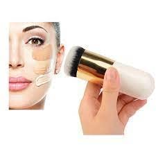 Fozzby Mushroom Head Beauty Blender - Soft Makeup Sponge & Powder Puff for Foundation, Concealer & Blending (Pack of 2) - Includes 1 Mini Foundation Brush - Perfect for Flawless Makeup Application at Home or On-the-Go