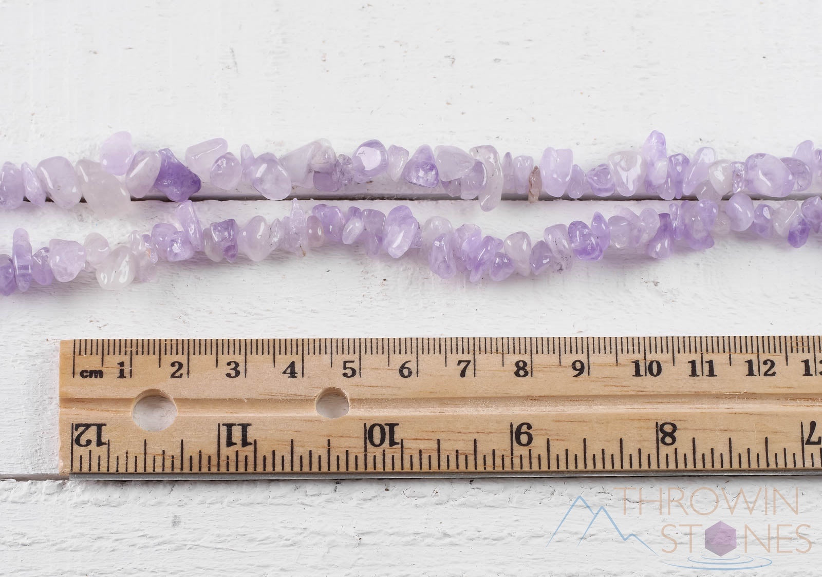 Handmade Amethyst Crystal Necklace with Chip Beads - Long Birthstone Jewelry for Women (E0821) | Perfect for Spiritual Healing, Meditation & Boho Fashion