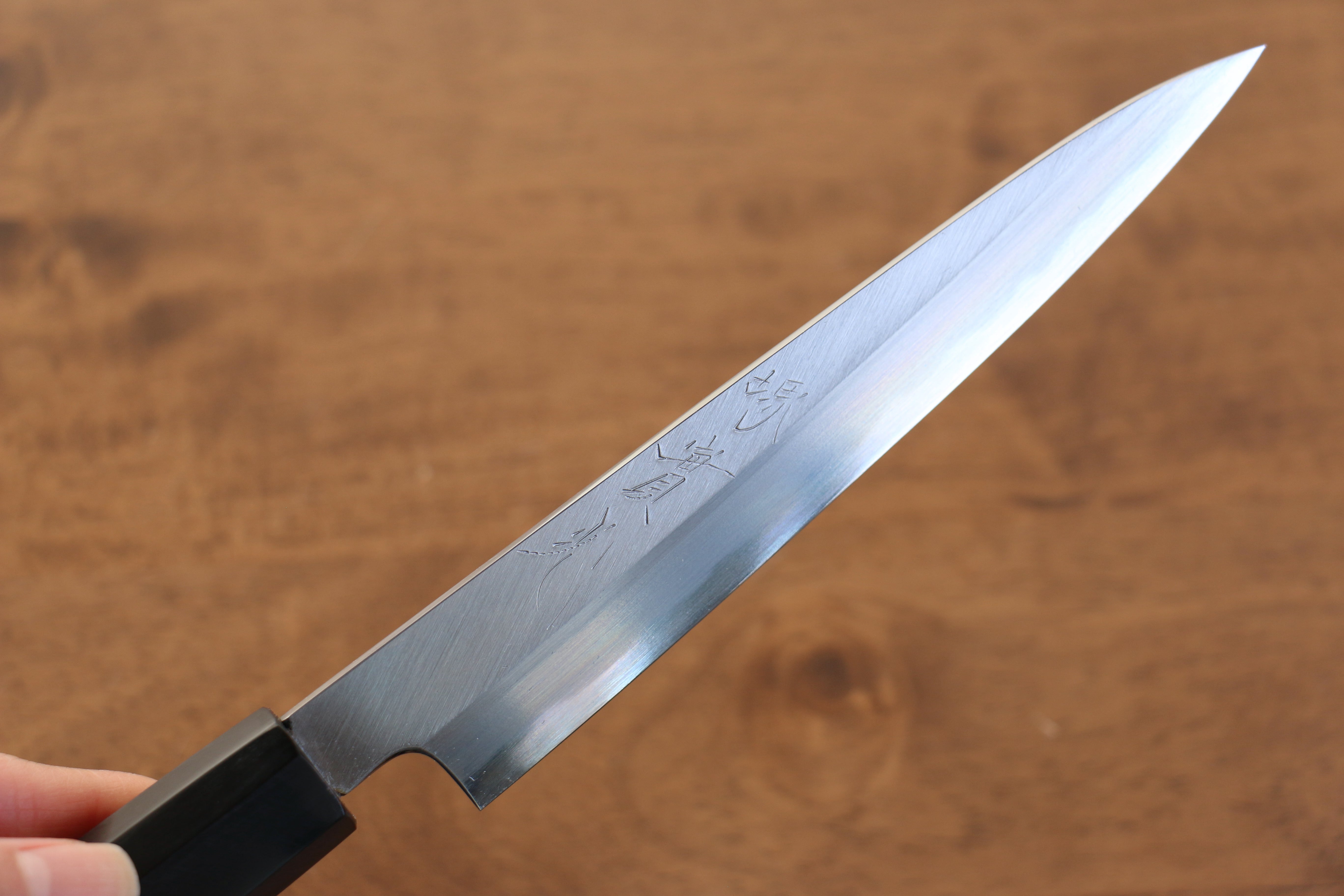 Jikko Arata White Steel No.2 Petty Utility Knife 150mm (6 Inch) - Magnolia Wood Handle - Japanese Chef Knife for Slicing, Peeling & Precision Cutting - Perfect for Home Cooks & Professional Kitchens