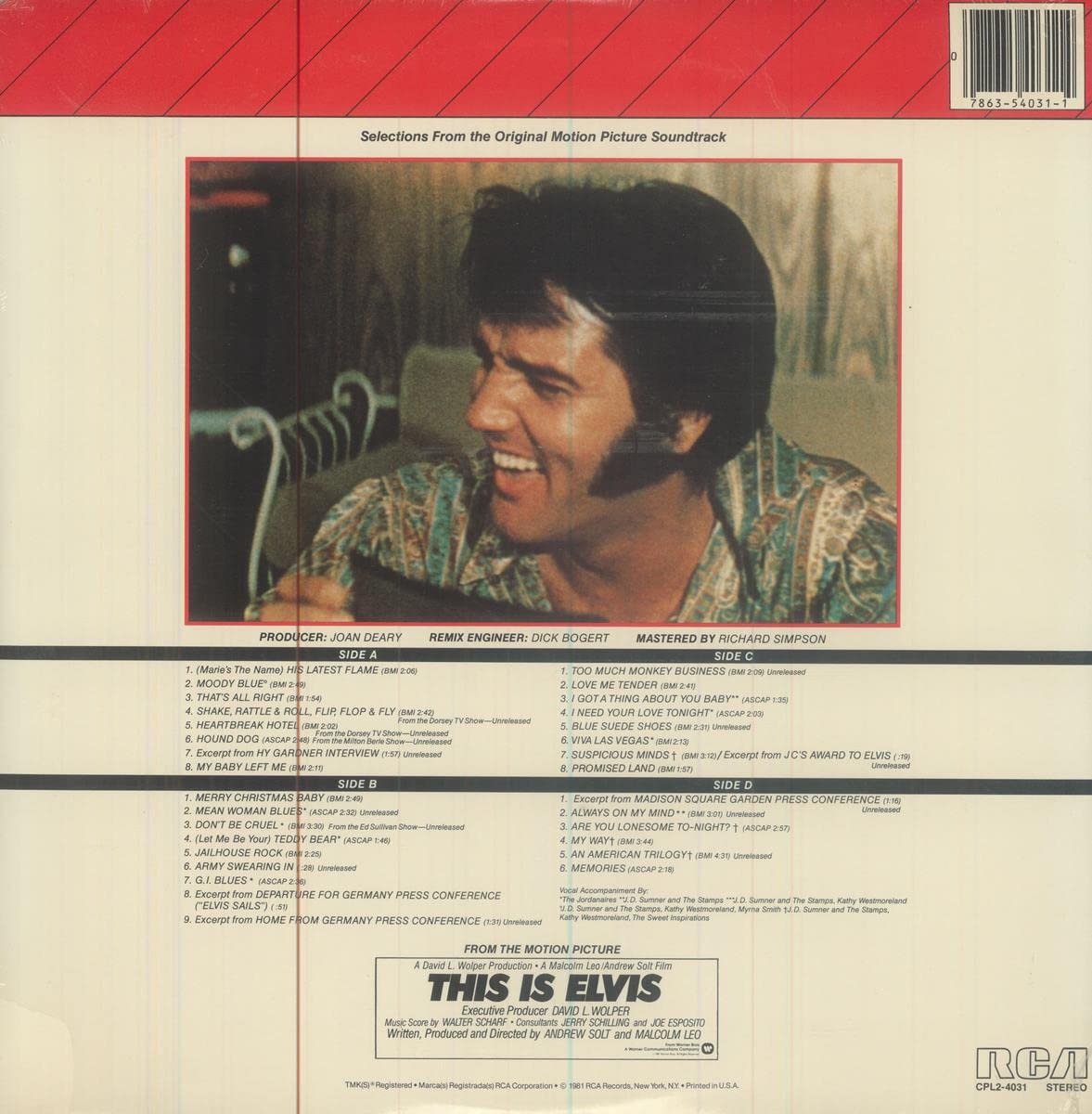 This Is Elvis - Original Motion Picture Soundtrack Album | Classic Elvis Presley Music Collection | Perfect for Home Listening, Parties & Gifts