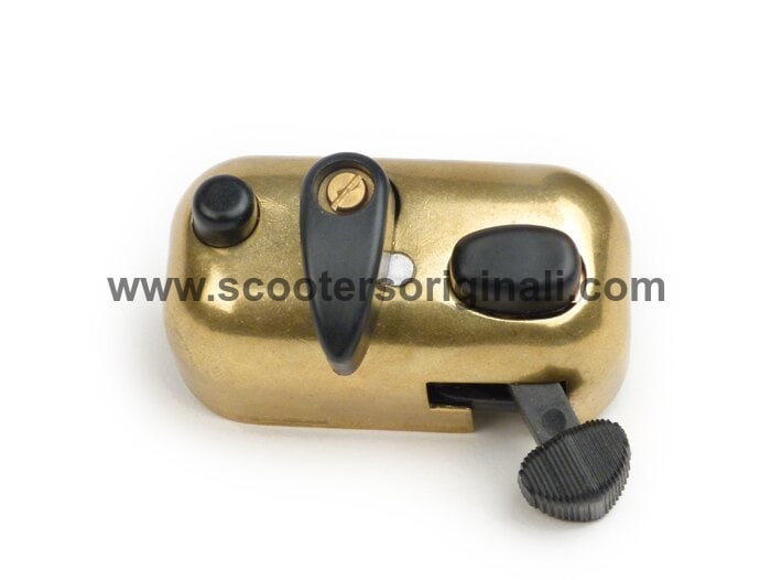 Vespa Light Switch VB1T VGL1 VBA1T VBB1T VNA1T VNB1T - Solid Brass Wall Plate - Vintage Style Electrical Switch Cover for Home, Office, and Restaurant Decor