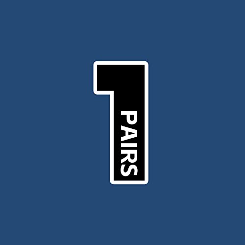 1 Pair Dark Blue