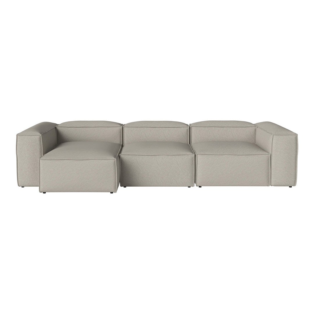 Cosima 3-Seater Sofa with Chaise Lounge - Modern L-Shaped Sectional Couch for Living Room, Apartment & Small Spaces - Soft Fabric Upholstery & Sturdy Frame - Perfect for Relaxing, Entertaining & Family Movie Nights