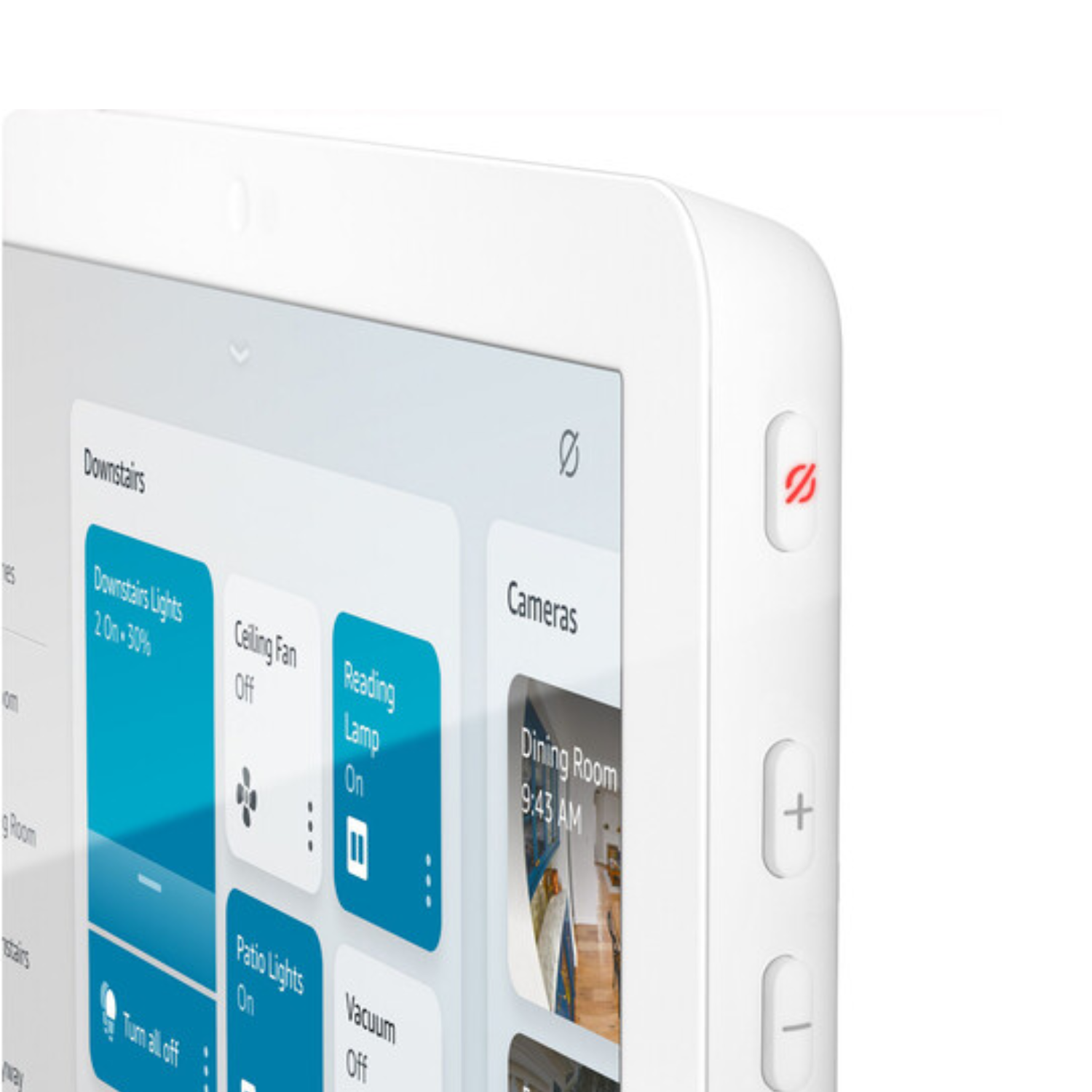 Amazon Echo Hub 8 - Smart Home Control Panel with Alexa Built-in, White - Voice Control Lights, Thermostat & Security for Modern Smart Homes