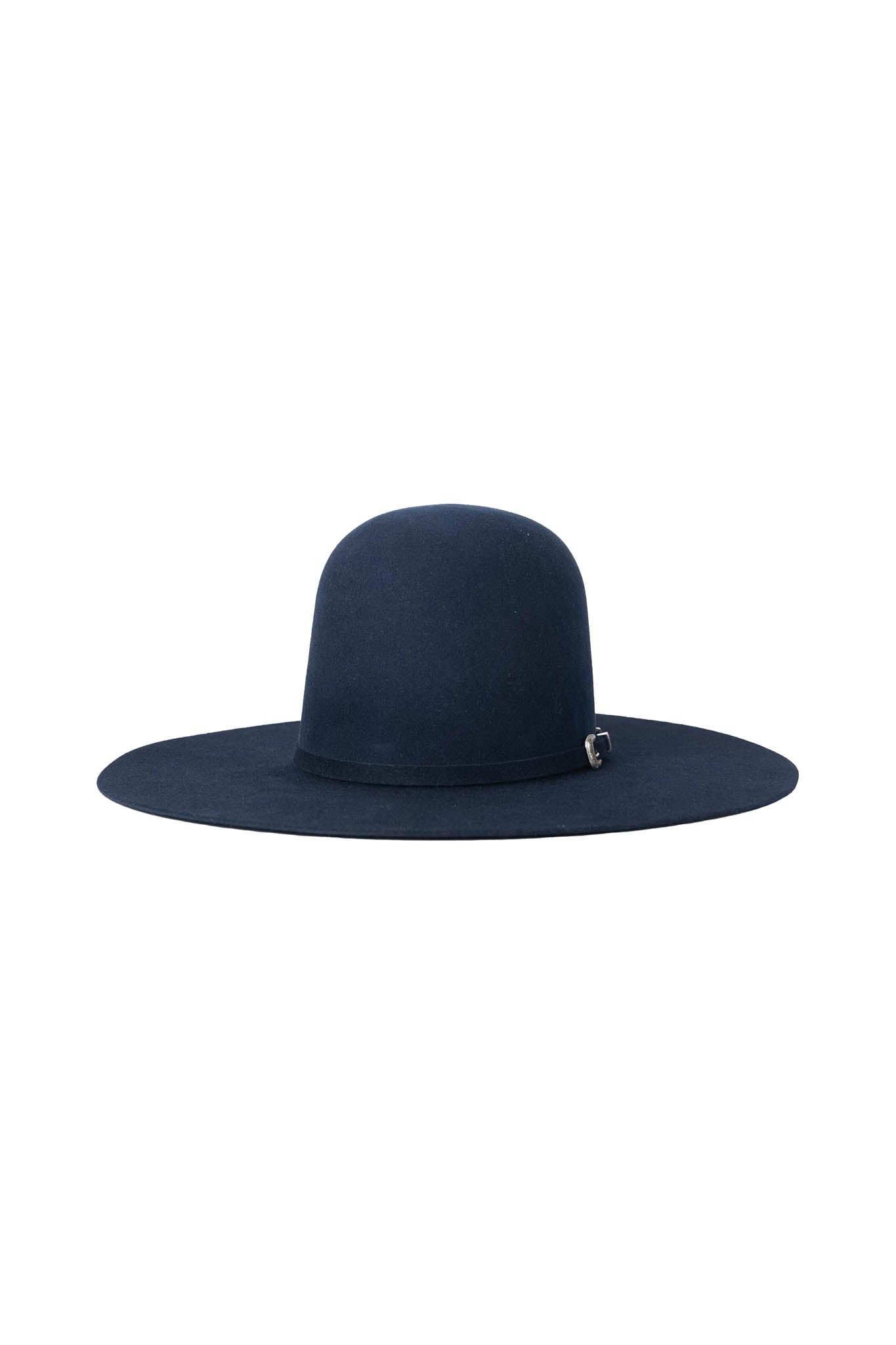 Rock'em 6X Blue Navy Beaver Blend Open Crown Felt Cowboy Hat for Men - Western Style Rancher Hat for Outdoor Rodeo, Horseback Riding & Country Fashion