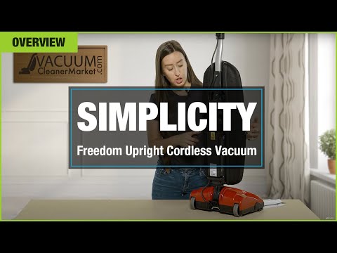 Simplicity Freedom S10CV 4 Cordless Stick Vacuum Cleaner - Lightweight, Powerful Suction for Hardwood Floors & Carpets | Perfect for Pet Hair, Home Cleaning & Quick Pickups
