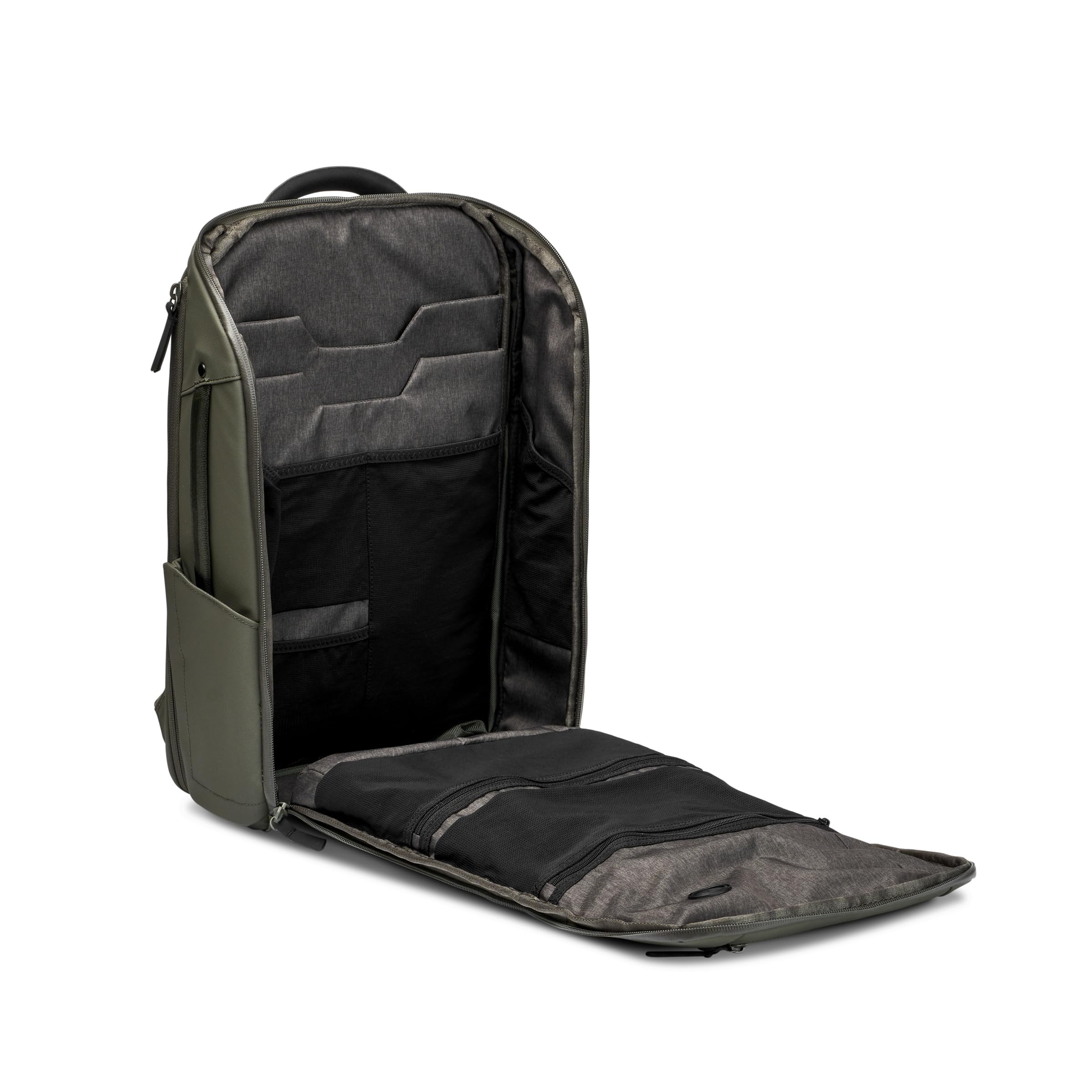 NOMATIC 14L Water Resistant Anti-Theft Laptop Backpack - Expandable Olive Computer Bag for Work, Travel & Daily Commute - Durable & Stylish Backpack for Professionals & Students