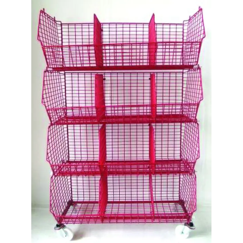 MT8 Blue Display Baskets for Retail Packaging - Perfect for Store Shelves, Gift Wrapping & Home Organization