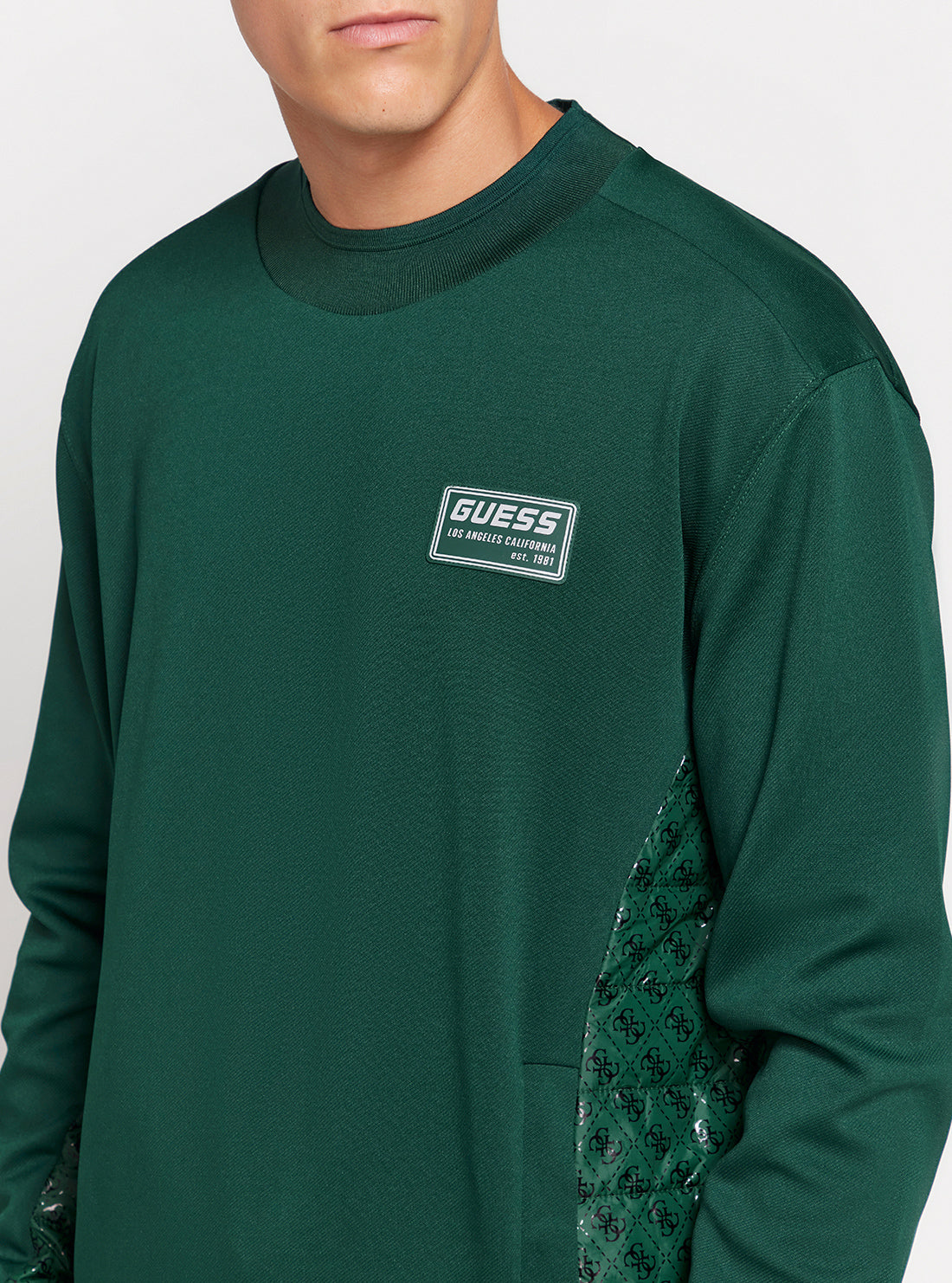 Green Gaston Crew Neck Sweater for Men - Soft & Comfortable Knit Pullover - Perfect for Casual Wear, Office & Fall Outfits