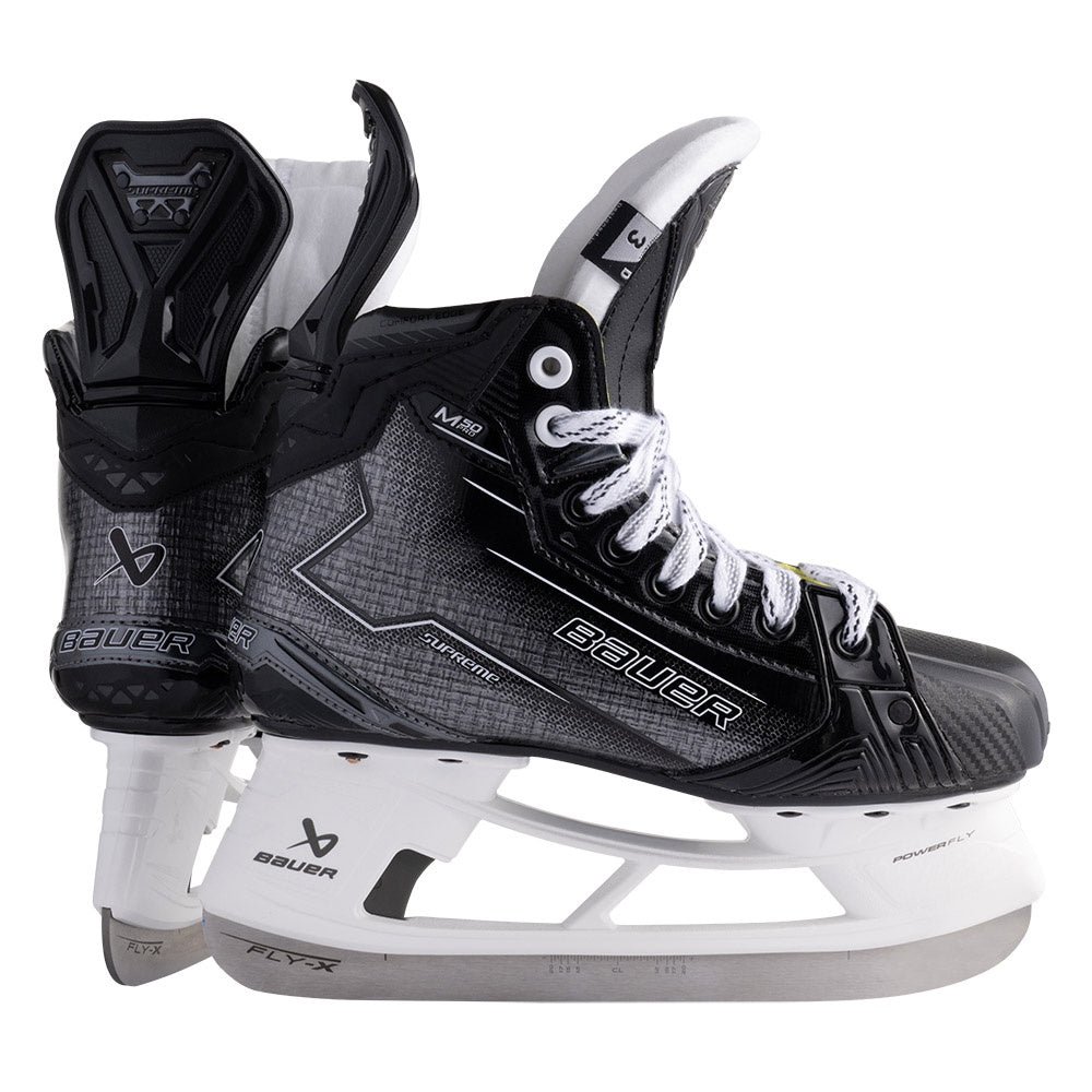 Bauer Supreme M50 Pro Junior Ice Hockey Skates - Youth Hockey Skates for Boys & Girls - Perfect for Ice Rink Practice & Competitive Games