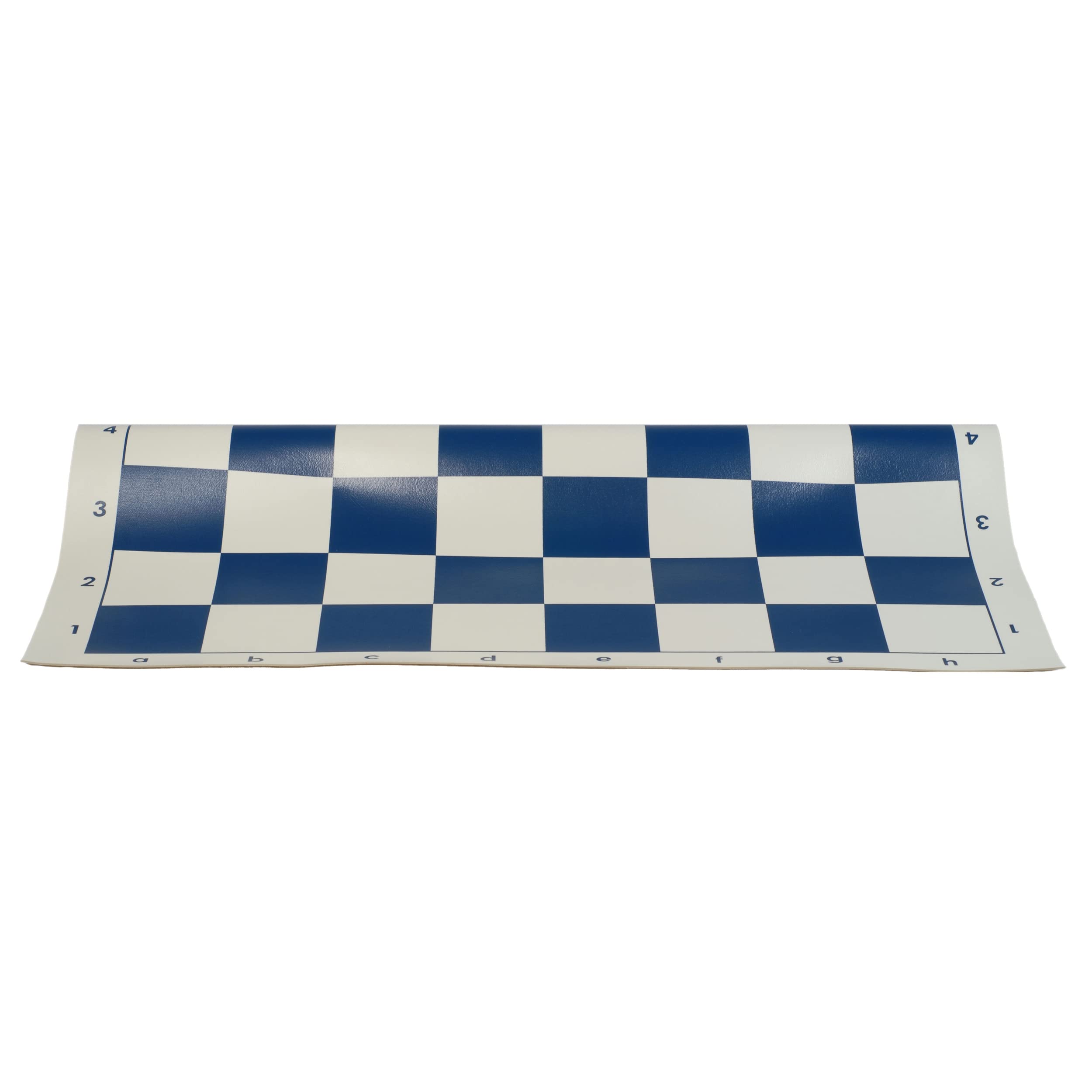 WE Games Tournament Roll Up Vinyl Chess Board - Durable Portable Chess Mat for Travel, Tournaments, and Home Game Nights