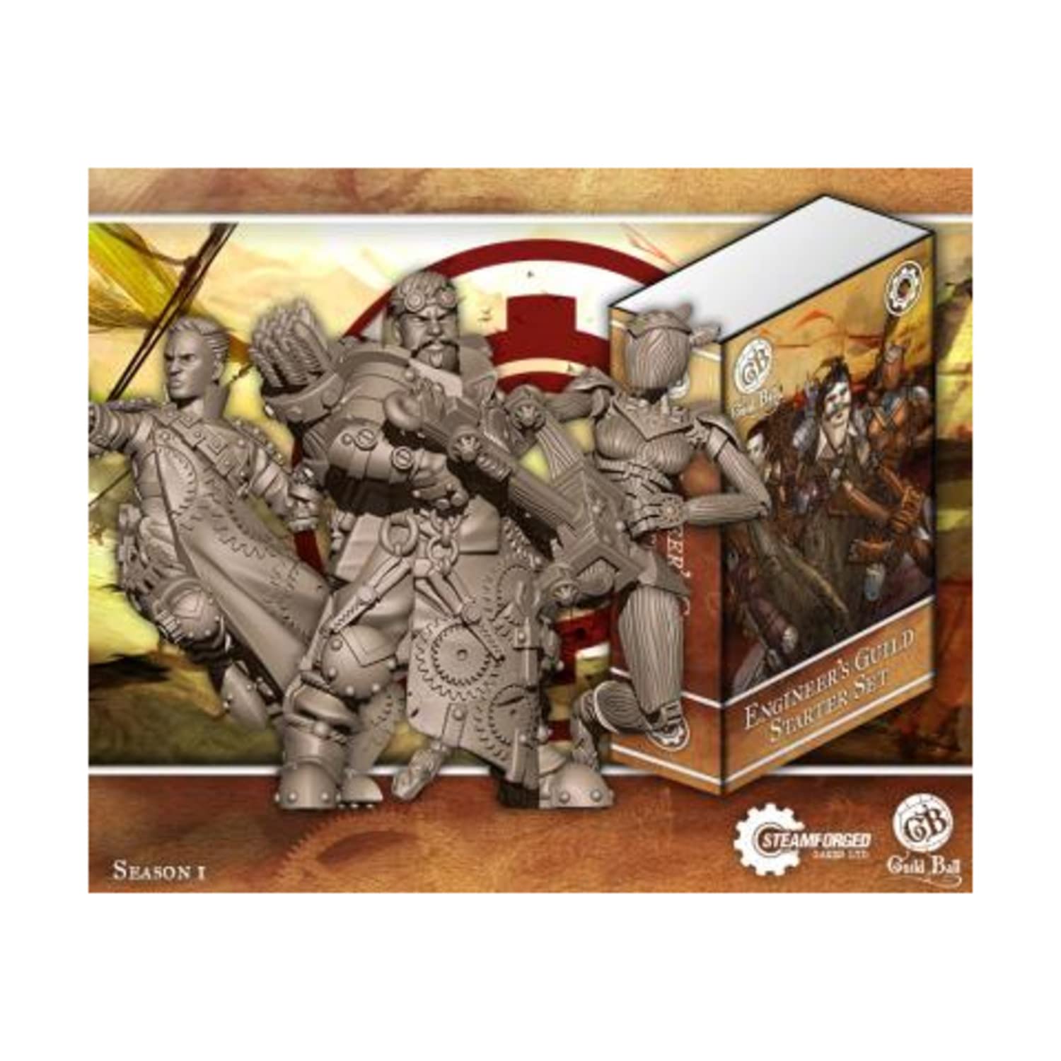 Guild Ball: Engineers Starter Set - Miniature Tabletop Game for Strategy & Collectible Fans | Perfect for Game Nights & Tournaments