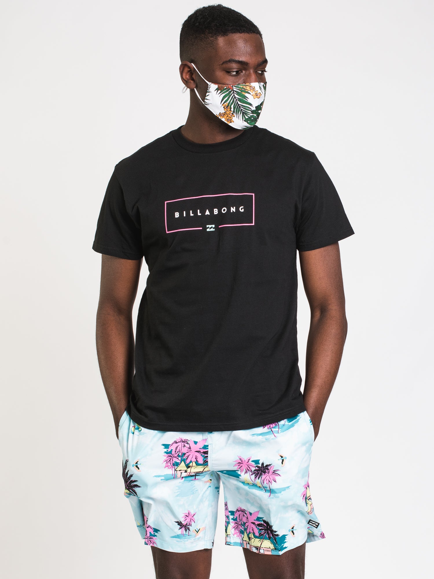 BILLABONG Union Short Sleeve T-Shirt for Men & Women | Soft Cotton Casual Tee | Clearance Sale | Perfect for Beach, Surfing & Summer Outfits