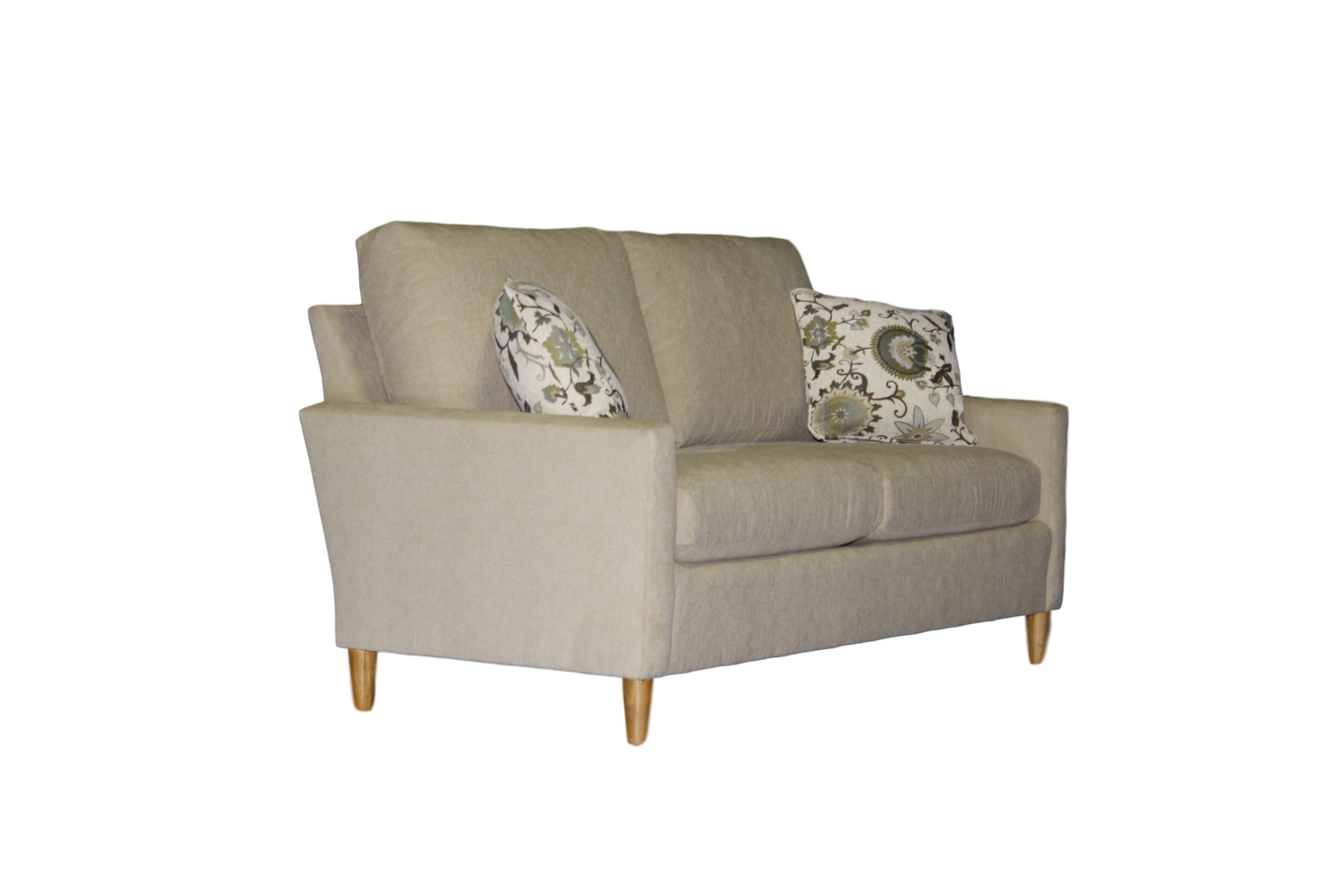 Bowie Condo Sofa - Modern 3-Seater Couch for Small Spaces, Comfortable Fabric Upholstery, Perfect for Apartments & Condos | Living Room, Lounge, Home Office