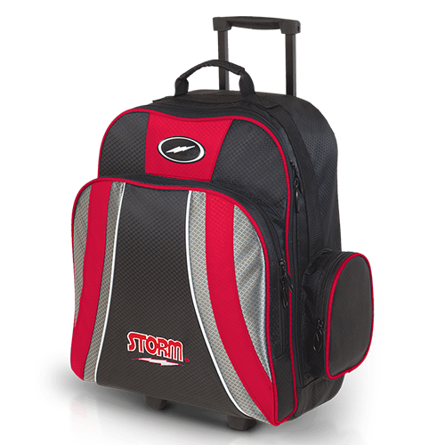 Storm Rascal 1 Ball Roller Bowling Bag - Black/Red - Perfect for League Play & Practice Sessions - Durable & Stylish Bowling Accessory for Men & Women