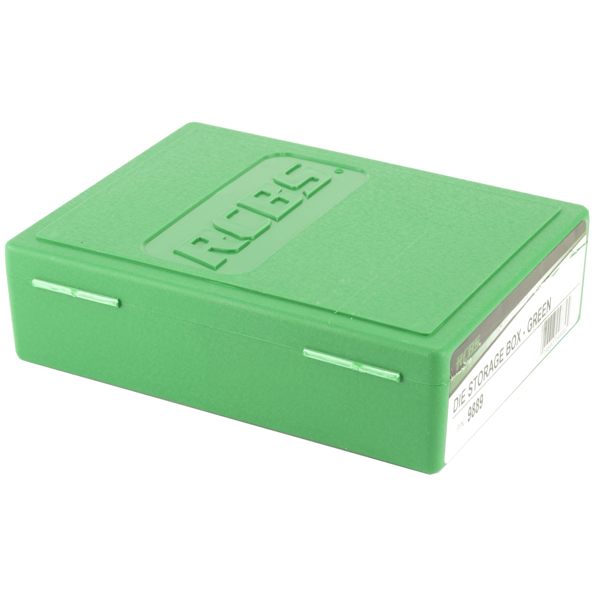 RCBS Reloading Die Storage Box - Heavy Duty Green Plastic Case for Ammunition Reloading Dies - Perfect for Gun Range, Hunting & Shooting Sports Accessories