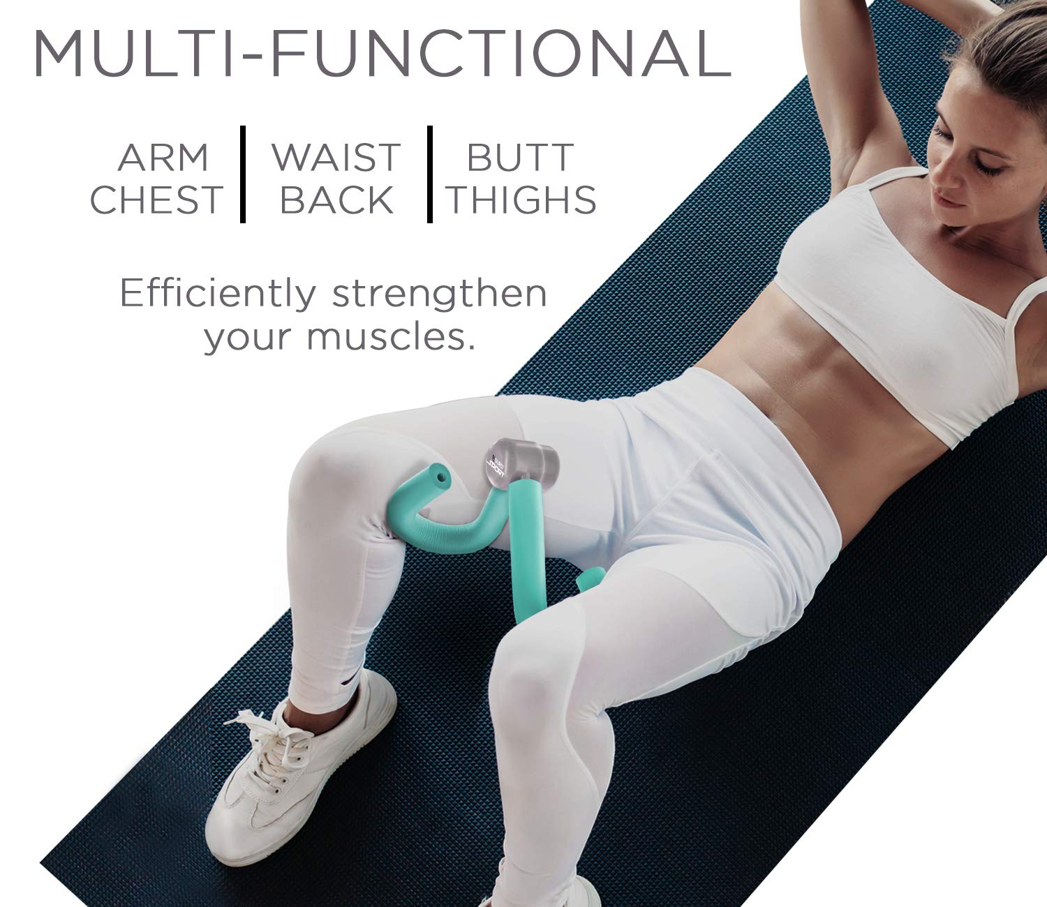 Aduro Sport Thigh Master - Inner Thigh Exercise Equipment for Women, Full Size Thigh Toner & Leg Workout Trainer [Upgraded Version] - Perfect for Home Gym, Pilates & Fitness Training