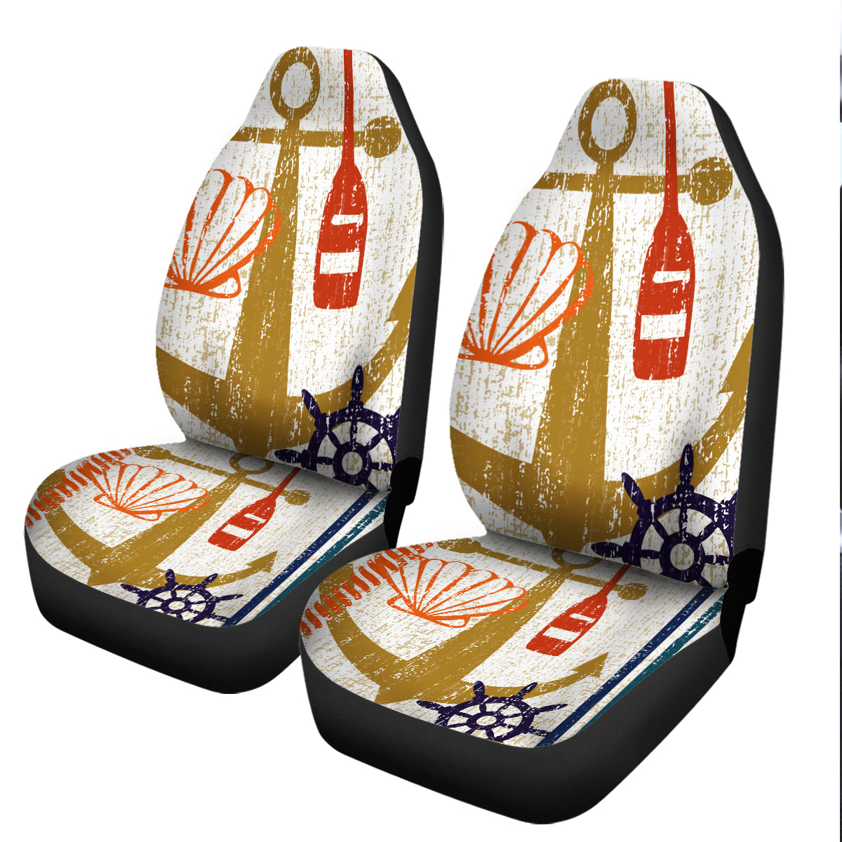 Beachy Anchor Car Seat Cover - Waterproof & Stylish Protection for Baby Car Seats - Perfect for Beach Trips, Road Travel & Everyday Use
