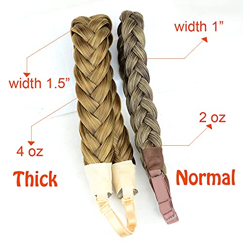 Two Strand Braided Headband for Women - Stylish Hair Accessory for Workouts, Yoga, and Everyday Wear