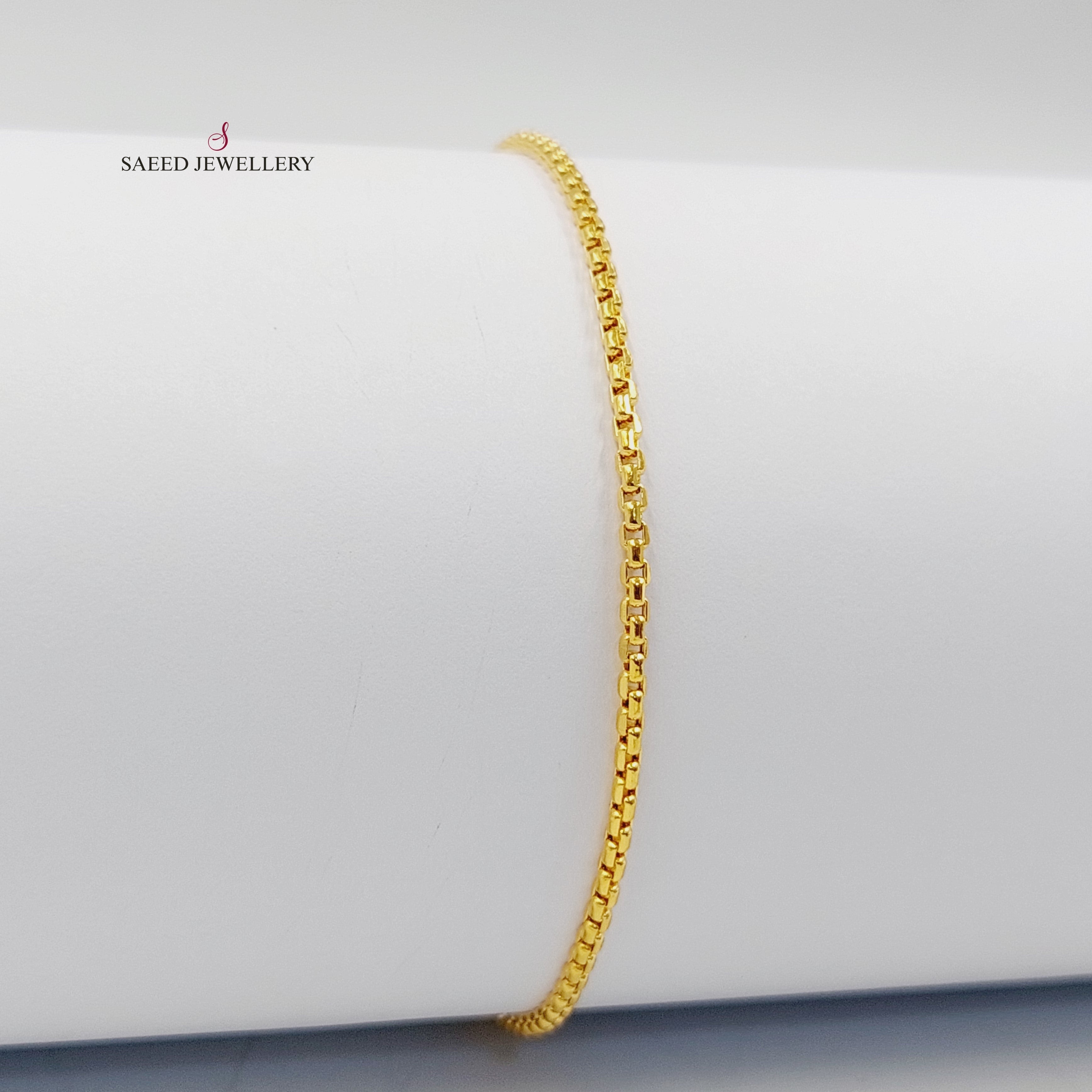 2.5mm Box Chain Bracelet for Women - Minimalist Dainty Gold Silver Cuff Bangle Jewelry - Perfect for Everyday Wear, Gifts & Special Occasions