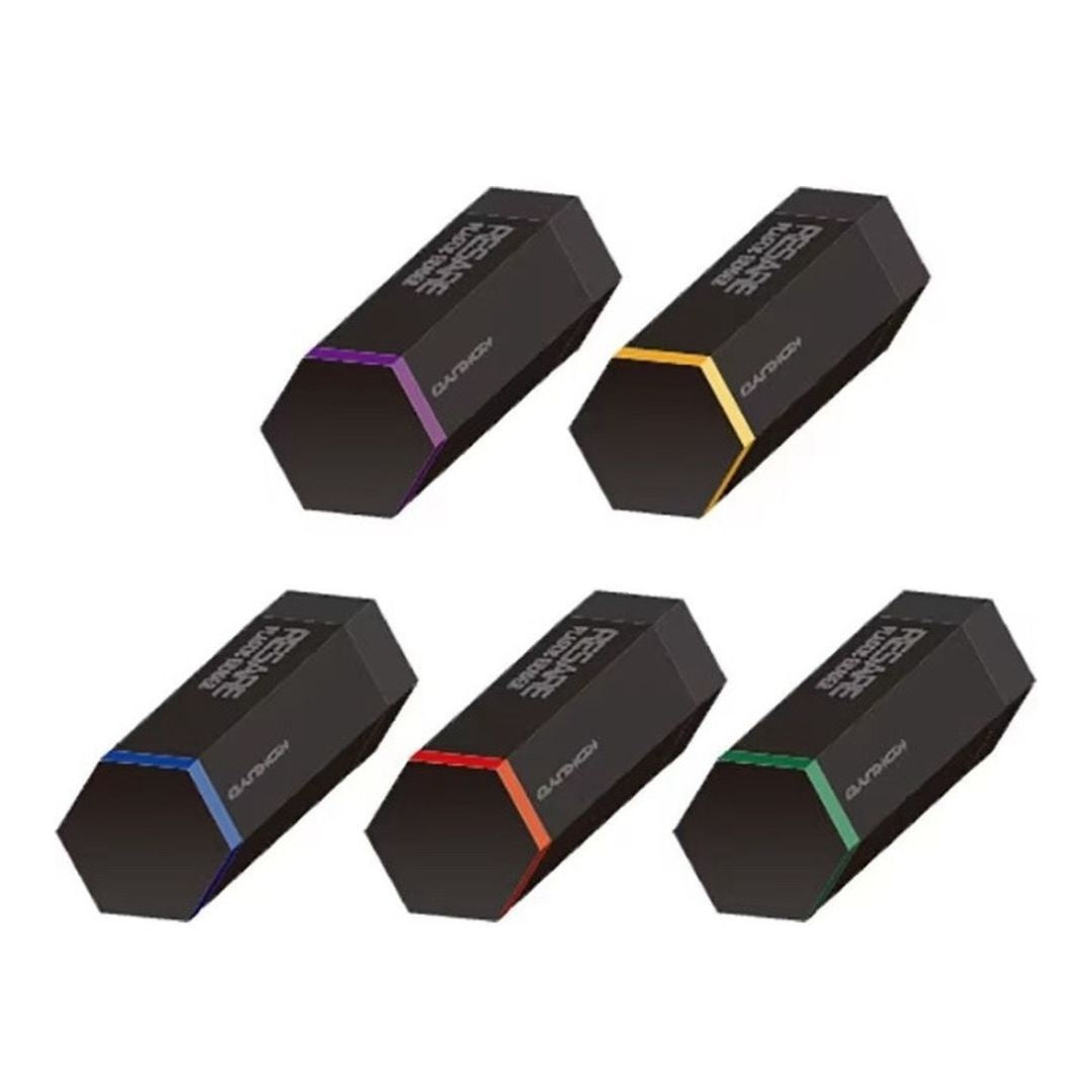 KOKUYO Resare Hexagon Plastic Eraser - Premium Quality Erasers for School, Office & Art - Perfect for Pencils, Sketching & Precision Erasing