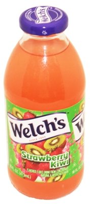 Welch Strawberry Kiwi Juice - 16oz Glass Bottle (Pack of 72) | Refreshing Fruit Drink for Parties, Picnics & Healthy Snacking