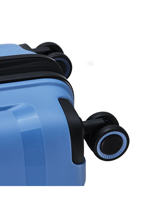 Tosca Comet 20 Inch Small Spinner Luggage - Lightweight Carry-On Suitcase with 360° Wheels, Infinity Blue | Perfect for Business Travel & Weekend Getaways