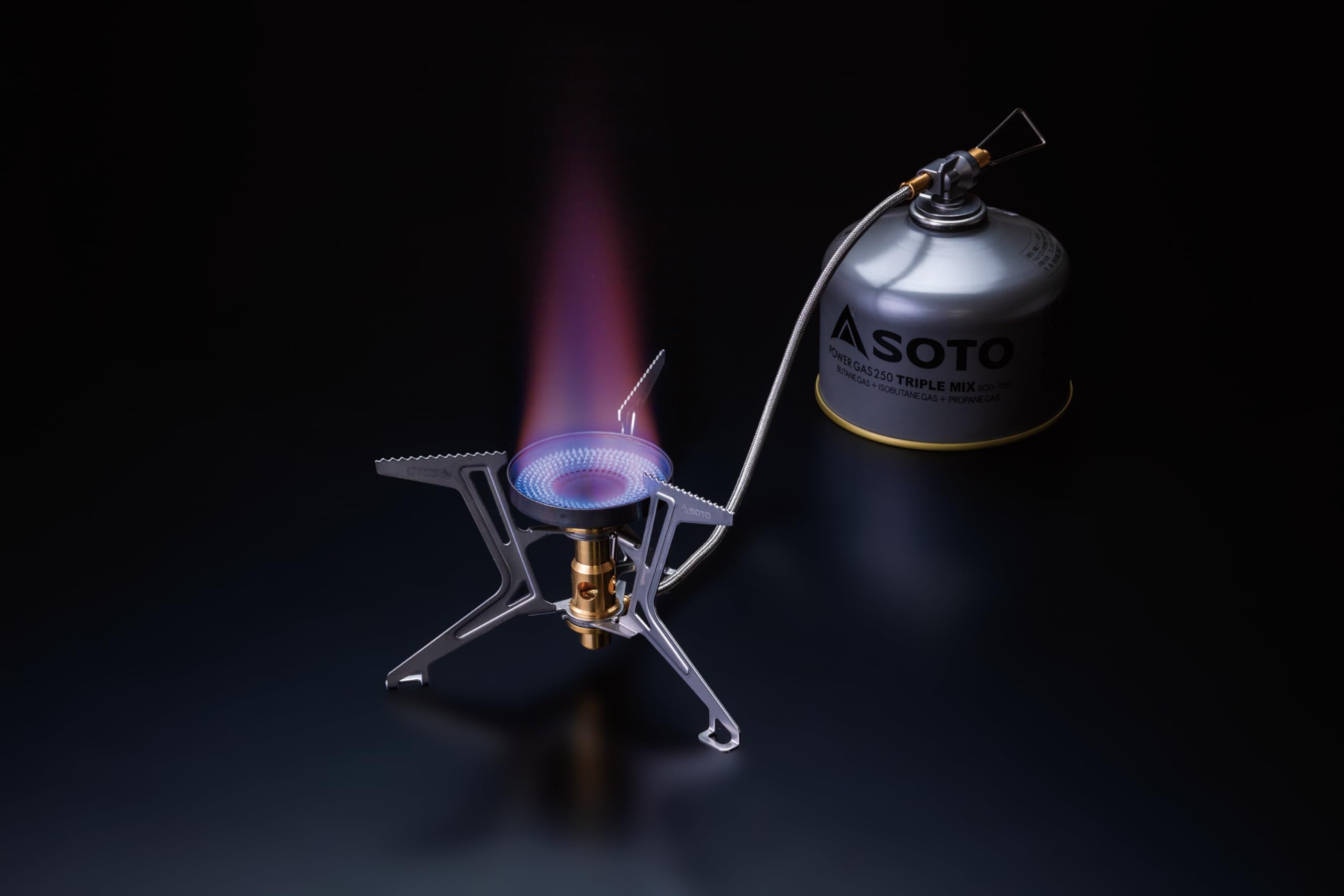 SOTO Fusion Trek Detachable Camping Stove with Micro Regulator Valve System - Wind-Resistant Portable Gas Stove for Backpacking, Hiking & Outdoor Cooking | Perfect for Camping Trips, Picnics & Emergency Preparedness