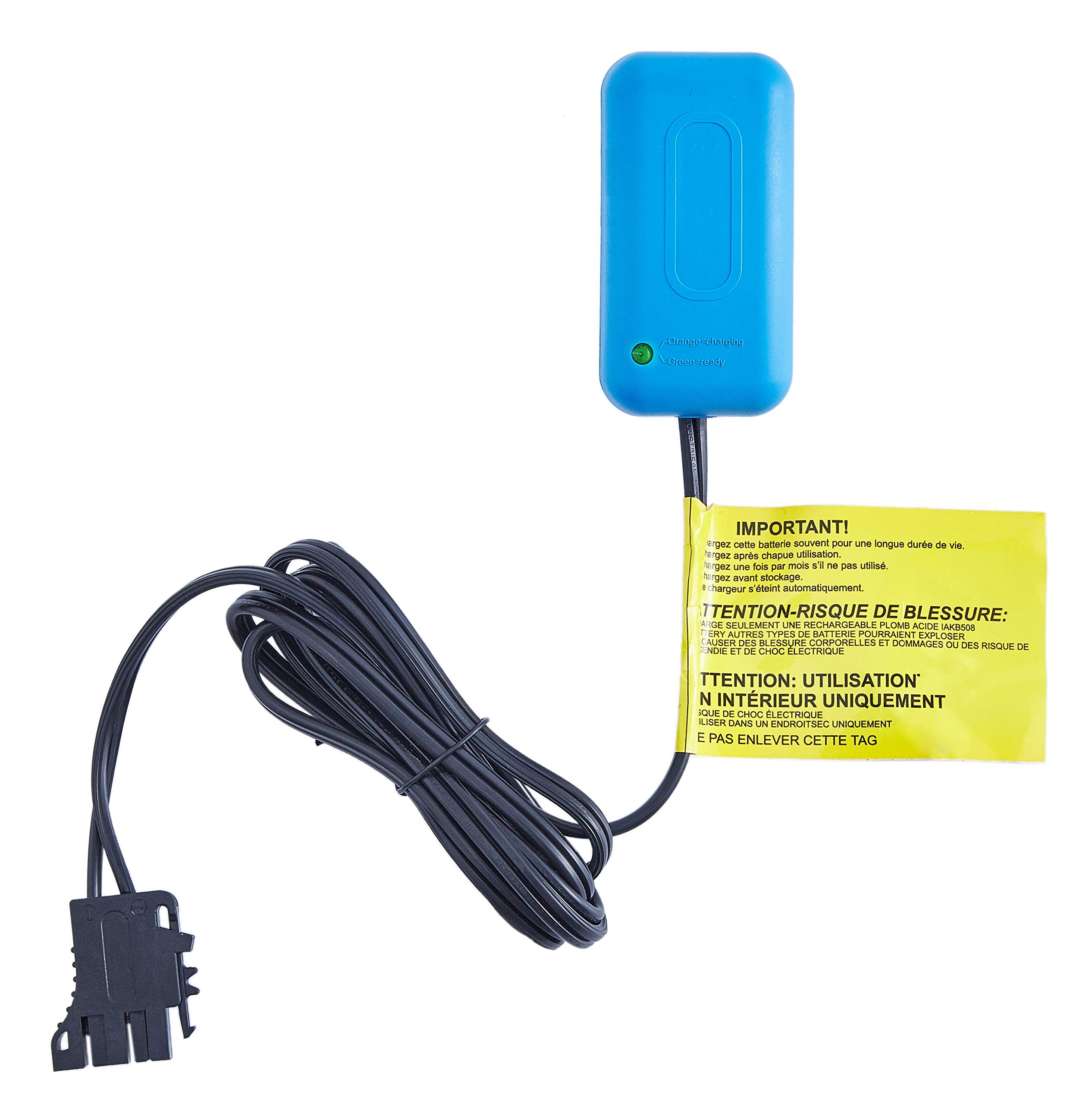 12V Replacement Battery Charger for Peg Perego & John Deere Kids Ride-On Cars - Blue Power Adapter for Children's Electric Vehicles - Perfect for Home, Backyard & Outdoor Playtime
