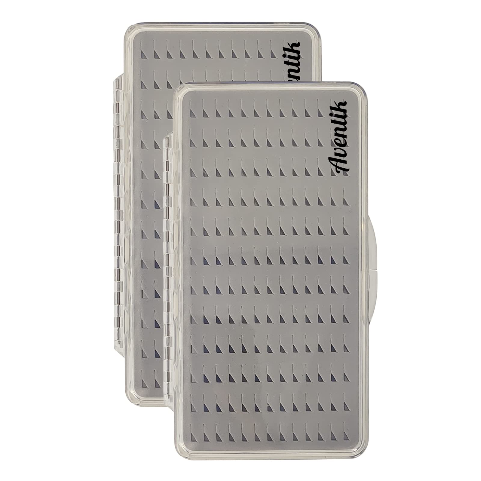 Aventik Slim Magnetic Fly Fishing Tackle Box - 7.3x3.8x0.5in for Fly Fishing Gear Storage