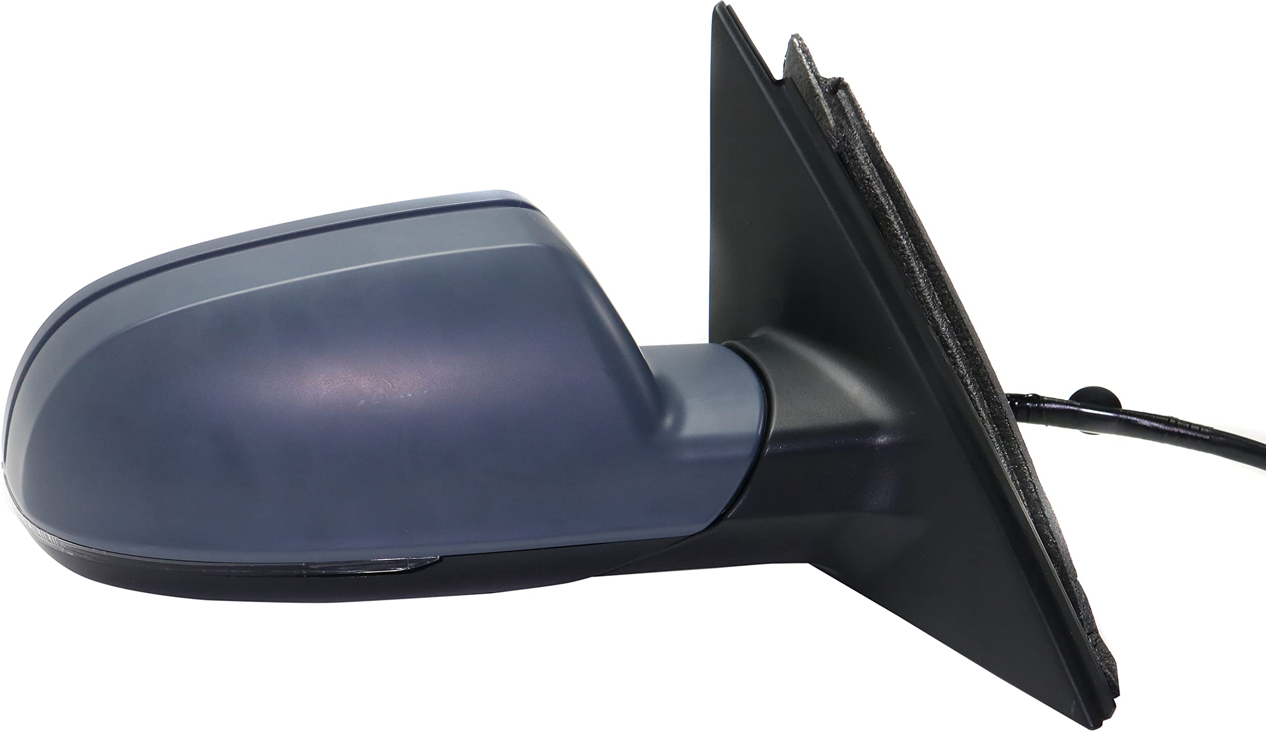 Power Heated Mirrors for Audi A4 Quattro & S4 2012-2016 - Driver & Passenger Side with Power Fold, Signal Light & Blind Spot Monitor - Paintable for Sedan & Wagon - Perfect for Winter Driving & Enhanced Safety