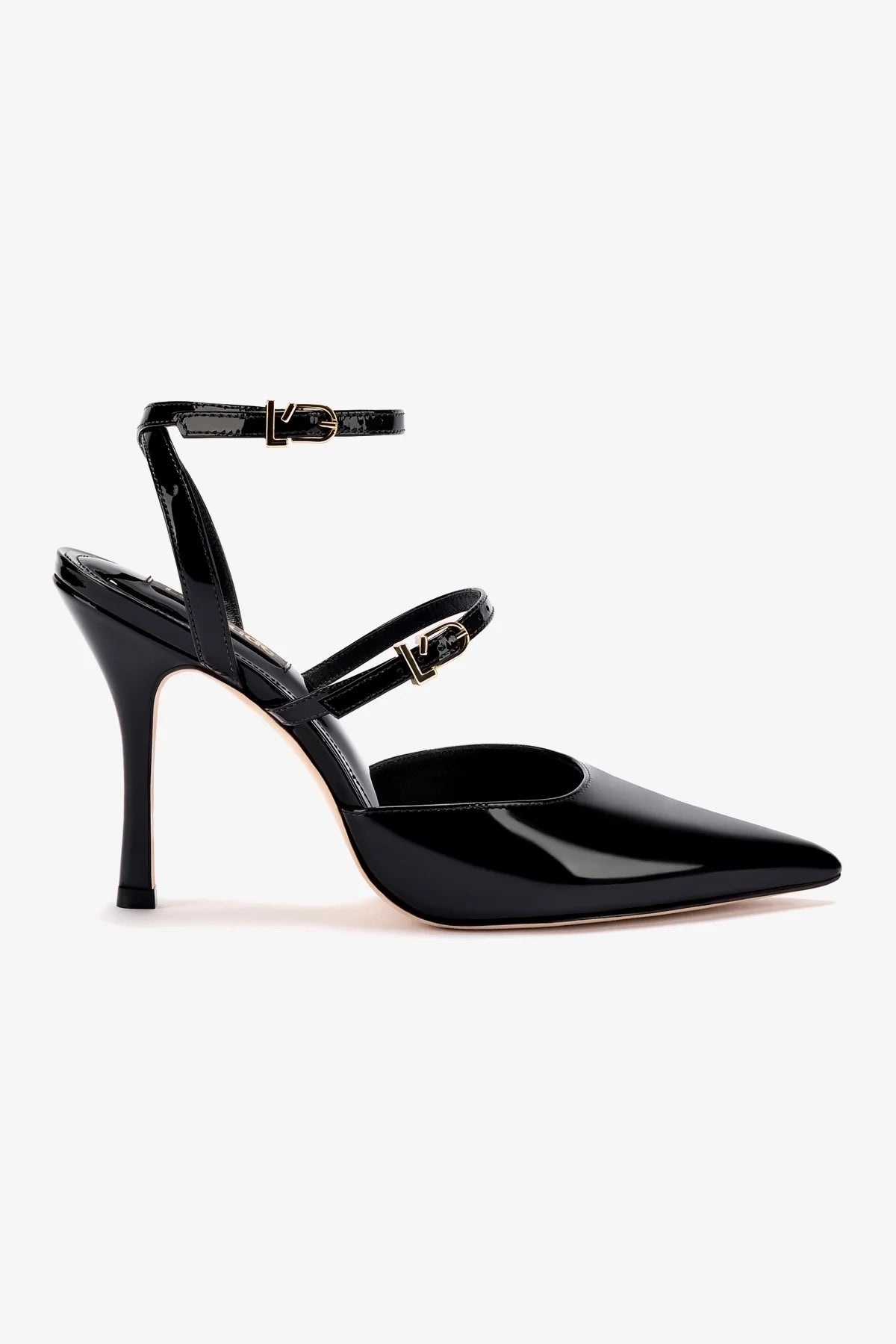 Kris Pump Women's Black Patent Leather High Heels - Elegant Dress Shoes for Work, Party & Special Occasions