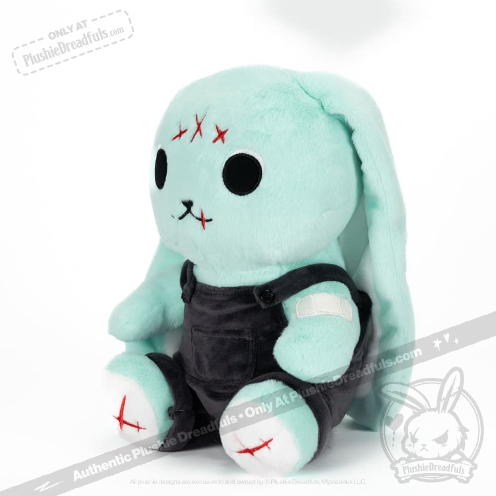 Plushie Dreadfuls Dermatillomania Rabbit Stuffed Animal - Soft Anxiety Relief Toy for Skin Picking Disorder, Cute Emotional Support Plush for Adults & Kids