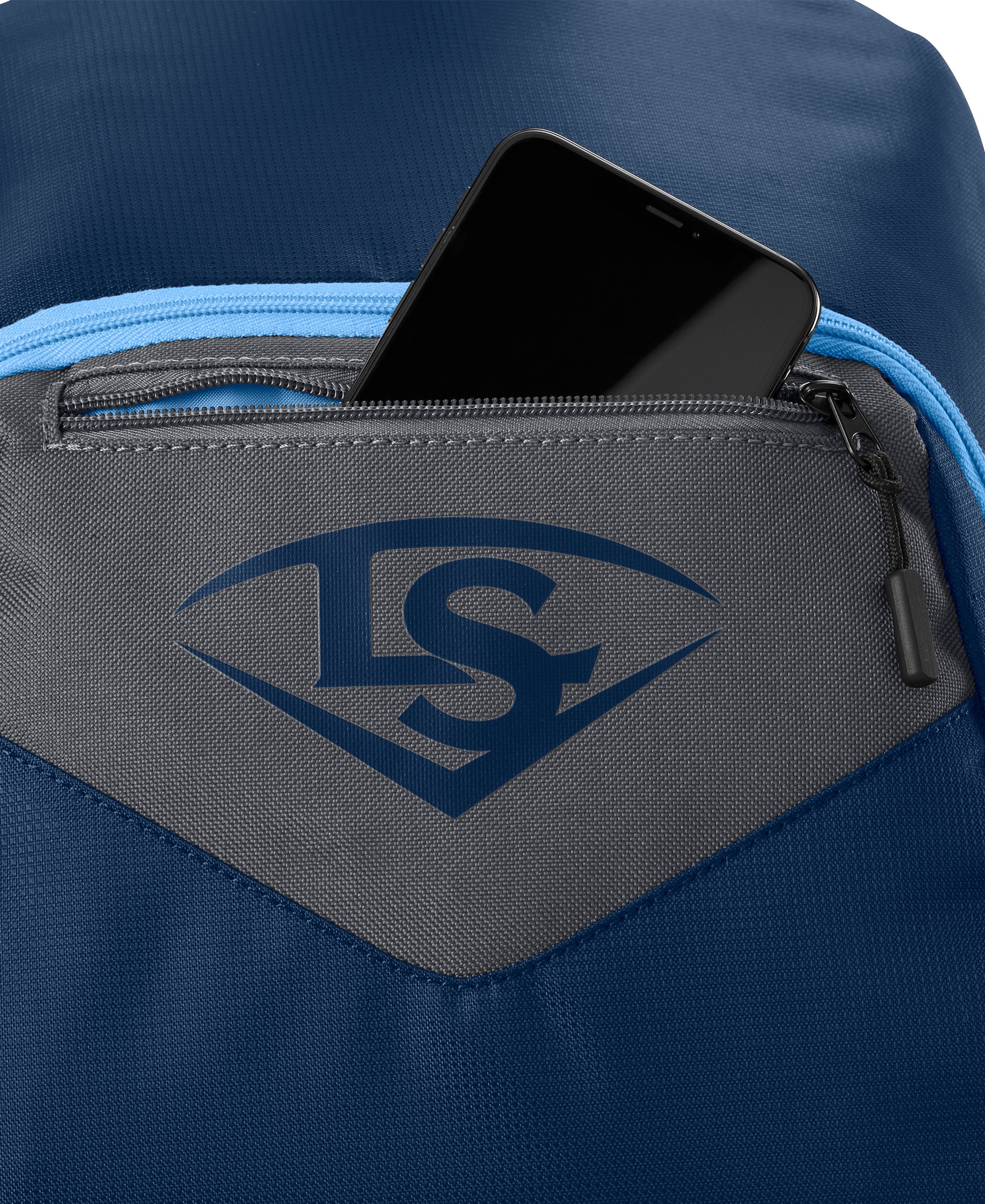 Louisville Slugger Genuine V2 Youth Baseball Backpack - Lightweight Durable Stick Pack for Kids & Teens - Perfect for School, Sports Practice & Travel