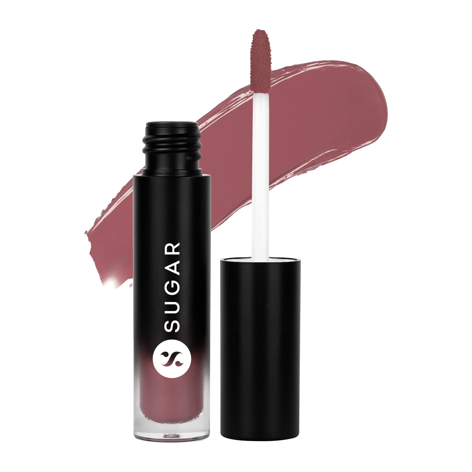 SUGAR Cosmetics Mousse Muse Lip Cream - 24+ Hour Long Lasting, Waterproof & Smudgeproof Creamy Mousse Lipstick (5ml, Shade 01 Backlit Nude) | Perfect for Everyday Wear, Date Nights & Special Occasions