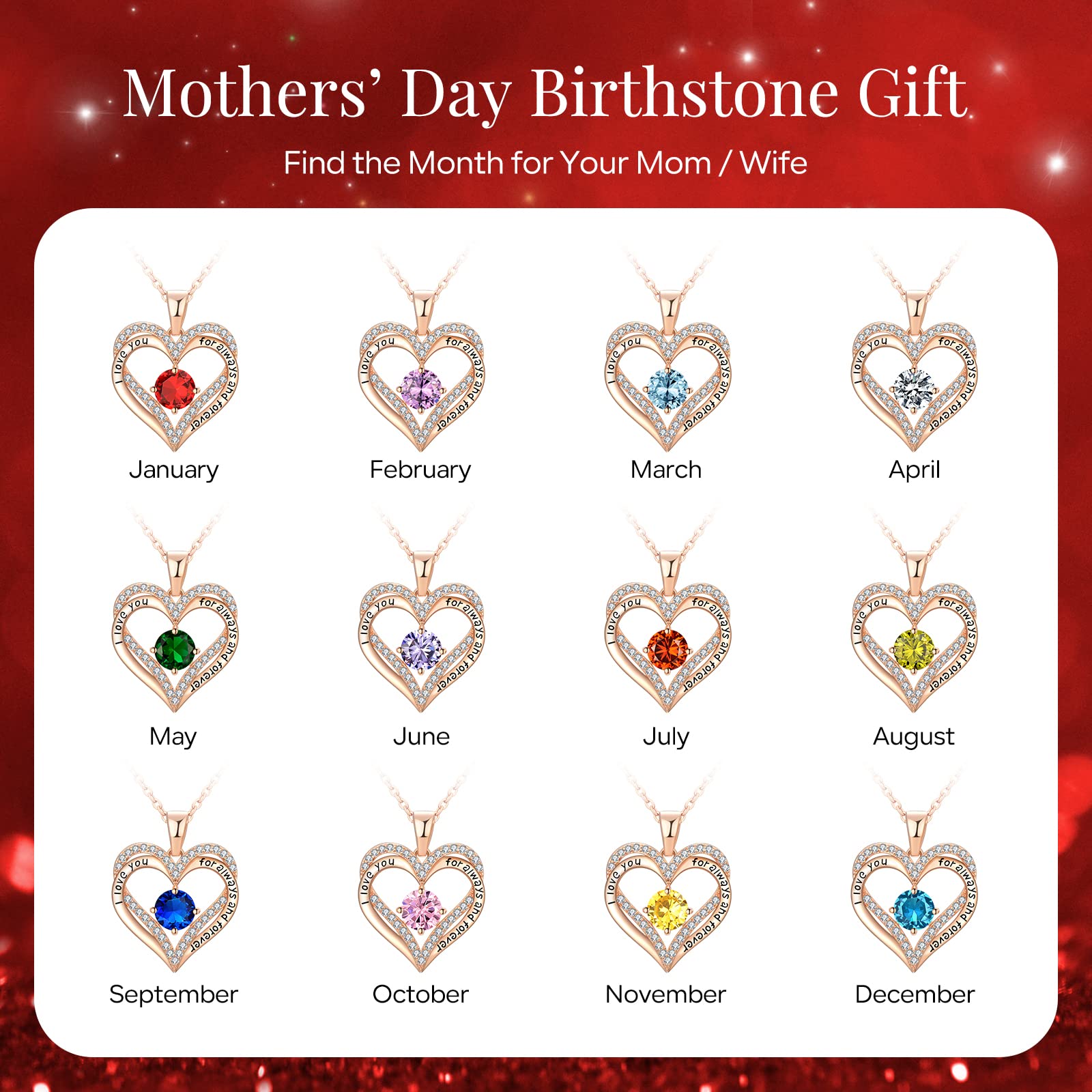18K Rose Gold Necklaces for Women - Elegant Birthday, Anniversary, Mother's Day & Valentine's Day Gifts for Wife, Girlfriend, Daughter - Perfect for Weddings, Parties & Special Occasions