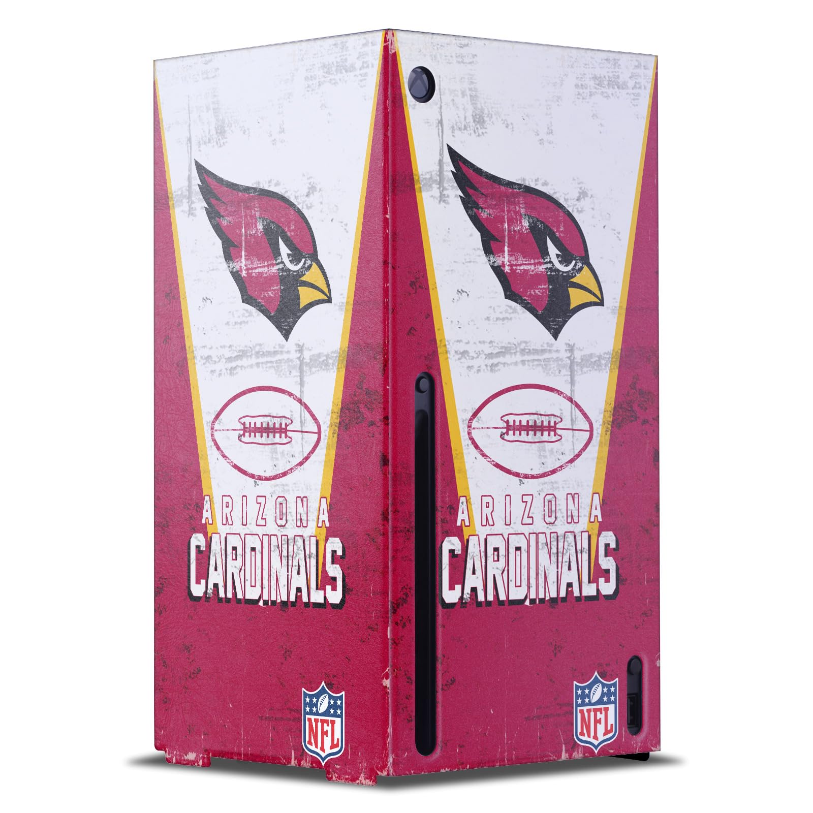 Official NFL Arizona Cardinals Console Wrap Compatible with Xbox Series X - Gaming Room Decor, Fan Gift, and Game Day Accessory