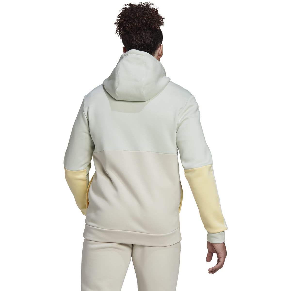 Adidas Essentials Colorblock Zip-Up Hoodie for Men - Perfect for Gym, Running & Casual Wear