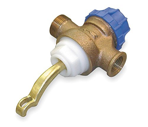 Bradley S07-066 Brass Foot Valve for Commercial Wash Fountains - Durable Plumbing Replacement Part for Public Restrooms, Schools, and Office Buildings