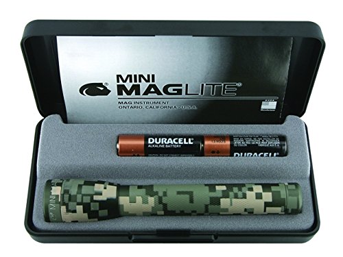 MagLite AA LED Flashlight with Batteries - Durable Aluminum Body, Bright Beam for Camping, Hiking & Emergency Use - Gift Ready Presentation Box
